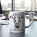 cogiceprint Funny Never Underestimate an Old Man with a Belgian Malinois Dog Dad Gifts Fathers Day Coffee Mug White Ceramic Cup 11oz, White11ozmug