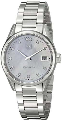 TAG Heuer Women's WAR1314.BA0778 Analog Display Swiss Silver Watch