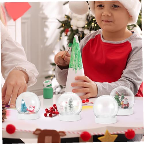 Bolas transparentes HAMPPLIES de 150ml: plástico resistente para manualidades DIY 7