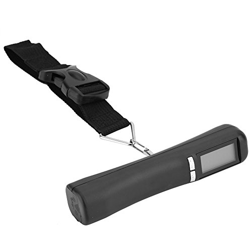 fosa Reise Tragbare Handheld Elektronische LCD Display Digital Gepäck Koffer Tasche Skala Neue Kofferwaage Digitale Waage(Schwarz)