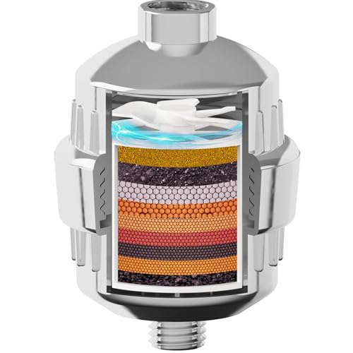 Yodel Shower Head Filter with Vitamin C, Chrome