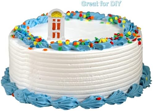 Miniatura 6 de Juego de 2 moldes de silicona para marco de ventana, cortador de fondant 3D de grado alimenticio, herramientas antiadherentes para hornear