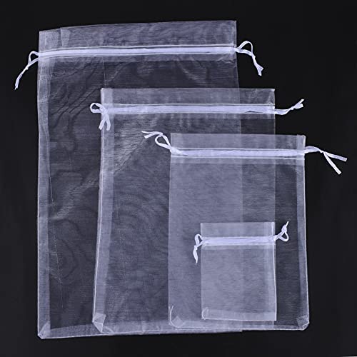 CLTPY 100pz Sacchetti Organza 13 x 18CM