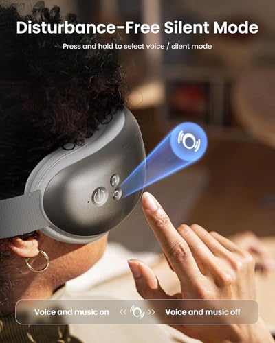 Image of RENPHO Eyeris 1 Eye Massager with Heat, Birthday Gifts for Men and Women, FSA Eligible HSA, Smart Eye Mask for Head Tension and Screen Fatigue, Eye Strain