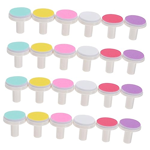 minkissy 24pcs Electric Nail Trimmer Replacement Pads Nail File Pads for Toddler Fingernail File
