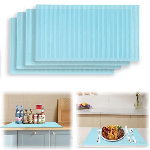Alfombrillas protectoras de nevera reutilizables para evitar manchas de comida en los estantes 5
