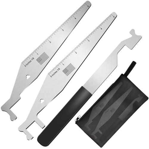 Firefighter Tools, Spring Steel Multitools, Fire Fighter Tools Equipment, Multipurpose Leverage Tool 3 Pack with Storage Bag