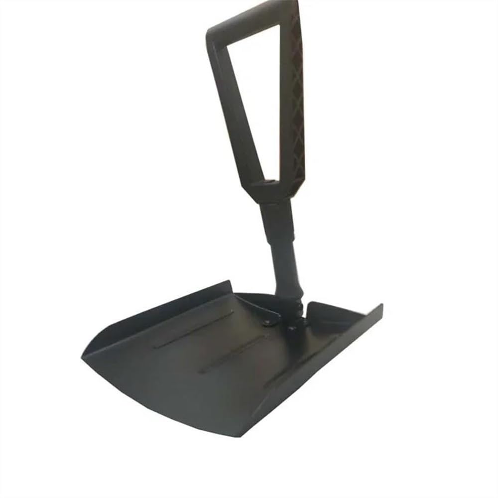 Rascador de hielo para coche Pala De Nieve De Emergencia Para Coche, Pala De Nieve Plegable Aluminio, Pala Utilitaria Deportiva Ligera Con Bolsa Para Coche Camping Al Aire Libre Rascadores de hielo pa