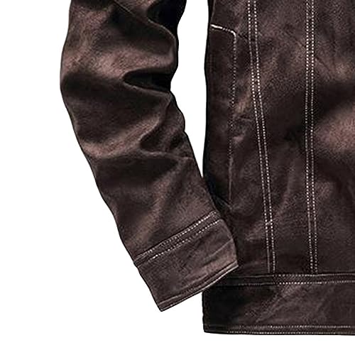Chaqueta de cuero sintético para hombre talla 3X-Large miniatura 5