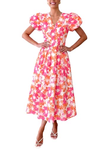 Image of Flessibili Womens Summer Floral Maxi Dress Wedding Guest Party Long Dresses 2026