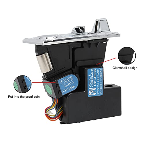 Image of Hilitand Acceptor, Multi Acceptor Selector Acceptor for Video Games Validator Vending Machine Part Operated Collector Panel Support Multi Output