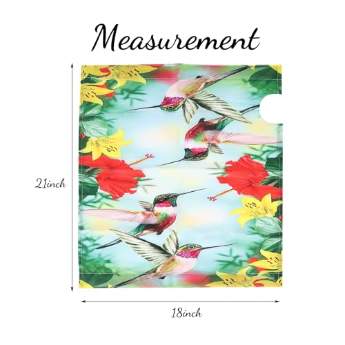 Image of Mailbox Covers Magnetic Standard Size 18 x 21 Inch Beautiful Flowers in Spring,Mailbox Wraps for Garden Yard Home Outdoor Decor (Hummingbird)