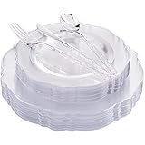 Elegante y económico: Este plato cuadrado es diferente a los platos de papel barato que puedas utilizar.