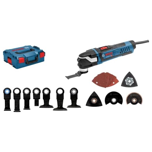 Bosch Professional GOP 40-30 - Multiherramienta (400W, Starlock, 16 accesorios, en L-BOXX)