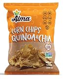 Alma Corn Chips with Quinoa & Chia - Never Crushed Gluten Free & Low Calorie Healthy Snacks made wit