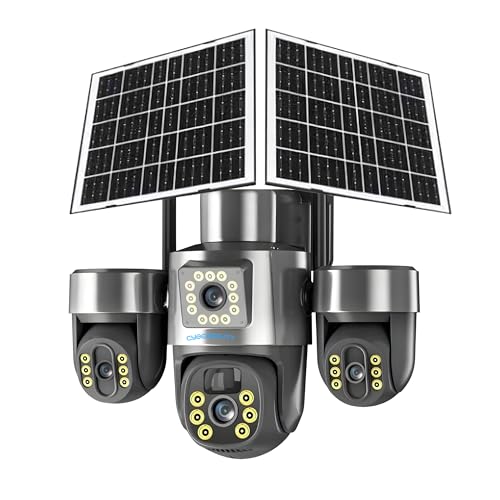 Image of XUGA Cybernautt X18E 18MP Dual Solar 4G Sim Camera | 18MP advanced solar powered 4G SIM camera. Mobile operated triple lenses require no electrical wiring. Great for farms.