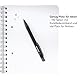 Westcott Spiralblock Notizbuch A5 kariert | 200 Seiten Ringbuch A5 perforiert mit Premium 80 g/m² Papier | Notizblock mit Spiralbindung | Collegeblock im stabilen Kunststoffcover | E-730891 00