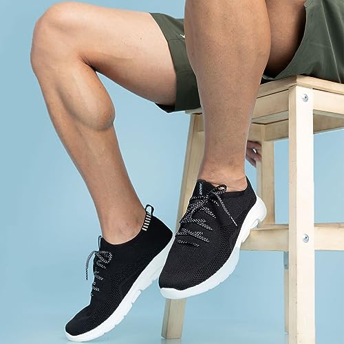 Image of AVANT Men's Everglide Walking Shoes - Superior Cushioning, Bouncy EVA Outsole, Breathable Mesh, Lightweight, Shock-Absorption Technology, Sports Footwear