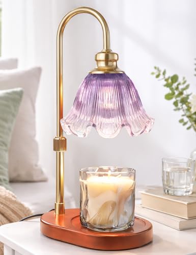 Candle Warmer Lamp with Timer Christmas Decorations Indoor Birthday Gifts for Women Mom Warming Gifts for Office Dorm Apartment & New Home Decor