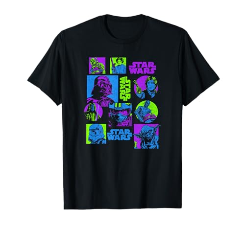 T-shirt Star Wars Dark Side imprimé graphique haute définition coloré