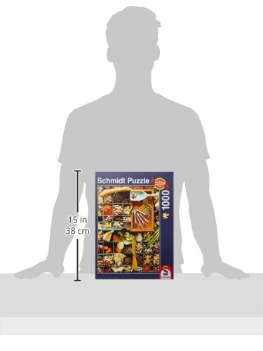 Schmidt Spiele 58141 58141-Küchen-Potpourri, 1000 Teile Puzzle, bunt – Bild 4
