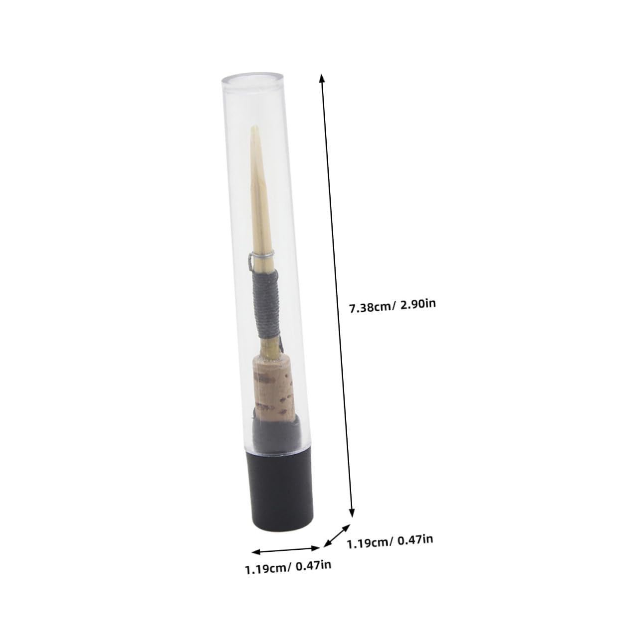 3 Cañas de Oboe Negras de Caña Natural Accesorio de Instrumento de Viento para Interpretación y Práctica para Oboe Pequeñas Pack para Músicos