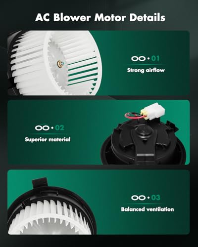 Image of SCITOO HVAC Heater Blower Motor Fit For Nissan Model - For Kicks 2018-2023,For Versa 2020-2023 Replacement For # 700350 Blower Fan