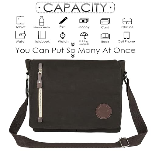 Image of Storite Sling Cross Body Travel Office Business Satchel Messenger One Side Shoulder Bag for Men & Women