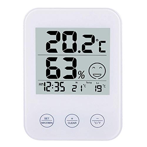 Wetterstation Digitales Thermometer Hygrometer Wanduhr Meter Modernes Design Wetterstation Elektronische Uhren Für Hausgarten Housing Office