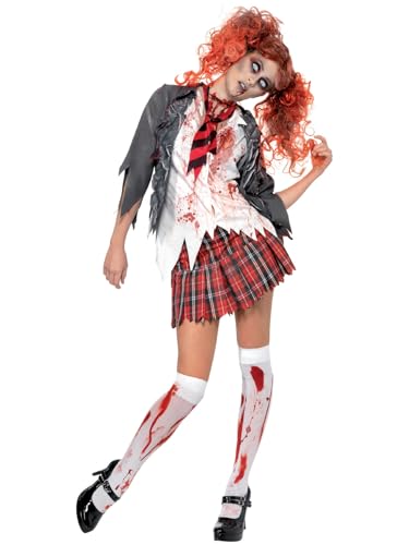 Smiffys High School Horror Zombie Schoolgirl Costume