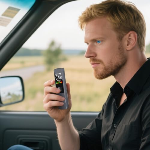 Testeur d'alcool intelligent portable précis pour analyse de voiture
