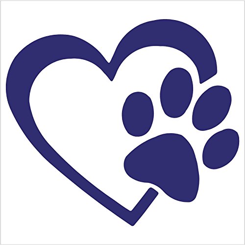 HEART with DOG PAW Puppy Love 4