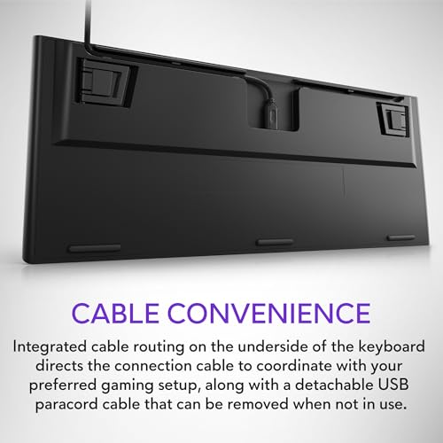 Alienware Low-Profile RGB Gaming Keyboard AW510K, AlienFx Per Key RGB LED Color Backlighting, Media CONTROLS & USB Passthrough, Cherry MX Low Profile Red Switches - Image 4