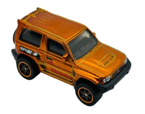 Hot Wheels Mitsubishi Pajero Evolution 1:64 Naranja miniatura 3