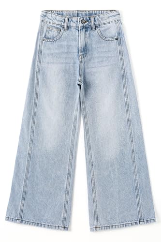 Pantalones vaqueros para niña estilo campana de mezclilla suave
