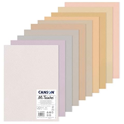 CANSON Mi-Teintes A3 Double-Sided Colour Paper Pack Cover