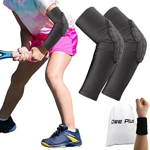 Dee Plus Kinder Ellenbogen Armschoner 1 Paar Kinder Kniebandage Dicke Schwamm Atmungsaktiv Kinder Ellenbogenbandage Cover