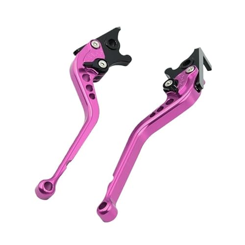 のためにヤマハ SXR 700/900 2016-2021 9色調整可能バイクブレーキクラッチレバー(Pink 177mm)