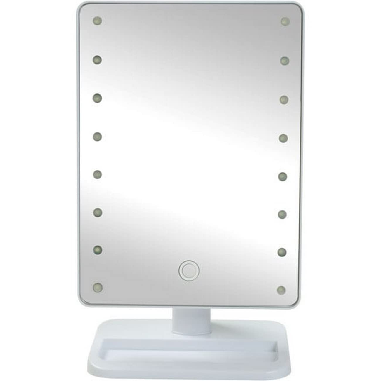 Amazon｜ニトリ(NITORI) LED卓上ミラー トレー付き 8100672｜トレイ