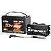 Litime 12V 100Ah Trolling Motors LiFePO4 Battery (Group 31) with IP65 Waterproof 14.6V 10A Lithium Batteries Charger, Max. 15000 Deep Cycles, Low-Temp Protection for Marine, Boat, Yacht, RV, Solar