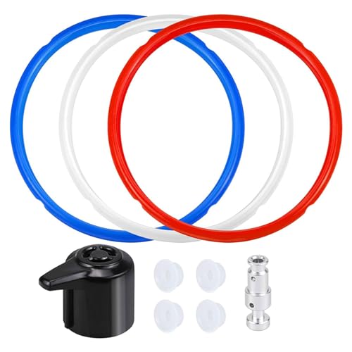 Release Valves Pressure Cooker Replacement Parts Silicone Sealing Rings Float Valves Seal for 6QT Pressure Cooker Silicone Sealing Rings miniatura 1