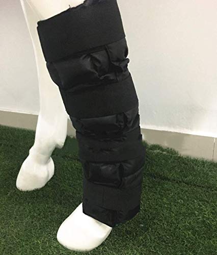image for TuoP Horse Ice Cooling Wrap - Leg Hock Boot Brace for Cold Therapy Wou