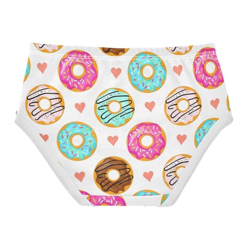 Joisal Florals Girls Underwear Toddlers 2t Cotton Girl Panties Cute Colorful Donuts Sweets White Underpants Briefs2