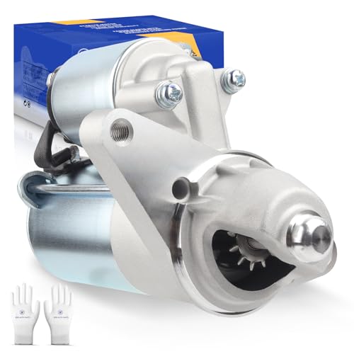 Image of Ezexpreze 5405 Starter Motor Compatible with Ford F-150 2011-2012 V6 3.5L /3.7L, Mustang 2011-2012 V6 3.5L, 1.2KW 12V 12-Tooth Clockwise, Replace# BR3T-11000-AC, BR3Z-11002-A