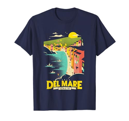 Photo de Disney Pixar Luca Isola Del Mar Italia Distressed Big Poster T-Shirt