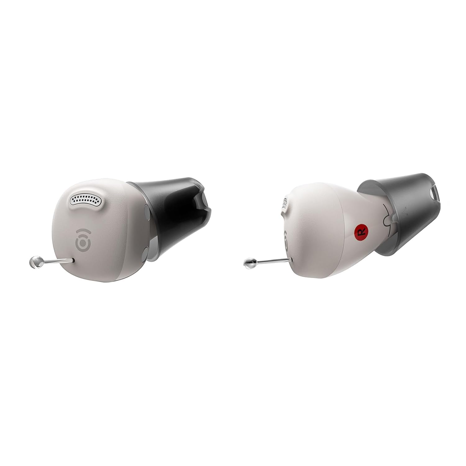 Nano Amplificateur auditif avec Étui de Charge, Contrôle Tout-en-un, 3 Modes et 3 Programmes Sonores, Design Discret, Lumière Stellaire