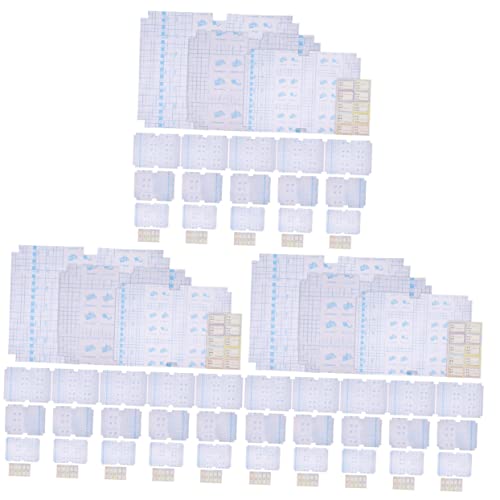 Baluue 90 peças de capas autotransparentes para crianças, capas de caderno, envoltório de livros, pa