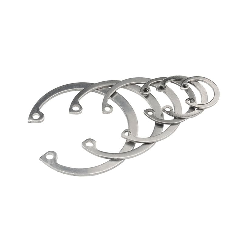 MOOPW Circlip Stainless Steel Snap Ring for Holes C-Clip Bearing Internal Retaining Ring Tools ?130, 1 Pcs