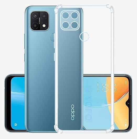 Image of Soft Rubber Back Cover Compatible Model for Oppo CPH2179 / Oppo A15s / A15 - Transparent
