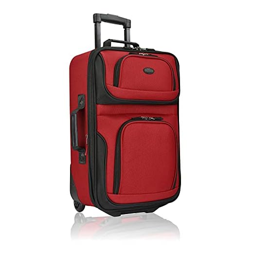 U.S. Traveler Rio Lightweight Carry-on Suitcase